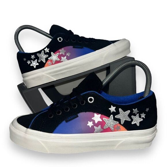 Vans Lampin 86 DX "Anaheim Factory" Black / Multicolor Rainbow Women's 6 - Picture 1 of 11